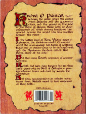 Verso de Marvel Graphic Novel (1982) -73- Conan: The Ravagers Out of Time