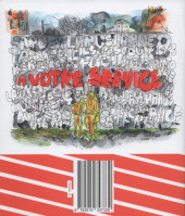 Verso de (AUT) Rochier - Message de service