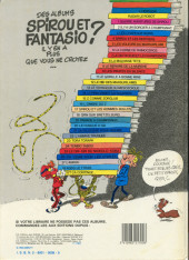 Verso de Spirou et Fantasio -7b1984- Le dictateur et le champignon