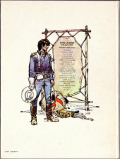 Verso de Blueberry -2d1981- Tonnerre à l'ouest
