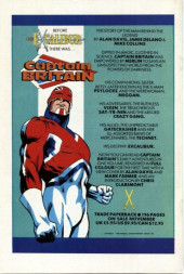 Verso de Death's Head (1988) -1- Issue # 1