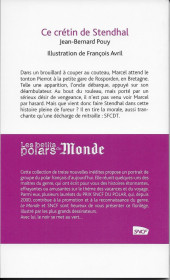 Verso de Les petits Polars -102- Ce crétin de Stendhal