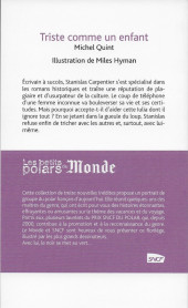 Verso de Les petits Polars -109- Triste comme un enfant