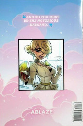 Verso de Un/sacred Vol.1 (Ablaze - 2019) -4- Issue #4