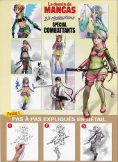 Verso de (DOC) Dessiner les mangas (Euro Services Internet) -8- Le Dessin de mangas - Spécial combattants