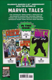 Verso de Marvel Tales Featuring (2019) - Hulk # 1