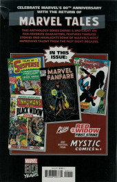 Verso de Marvel Tales Featuring (2019) - Black Widow # 1