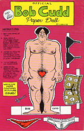 Verso de Cud (Fantagraphics Books - 1992) -3- CUD #3 - Hey, Hey, N.E.A., How much dough will you throw today ?