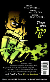 Verso de Green Lantern: Dragon Lord (2001) -1- The Glory Of Emerald