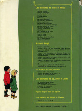 Verso de Quick et Flupke -3- (Casterman, couleurs) -REC5 a- Recueil 5