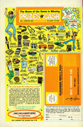 Verso de Uncle $crooge (2) (Gold Key - 1963) -123- The Swamp of No Return