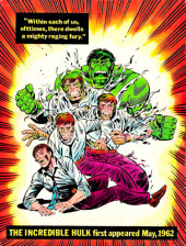 Verso de Marvel Treasury Edition (1974) -5- The Hulk on the rampage !