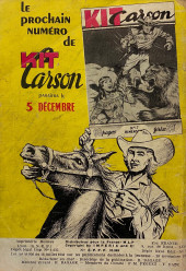 Verso de Kit Carson (Impéria) -16- L'or des espagnols