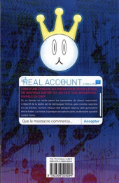 Verso de Real Account -19- Tome 19