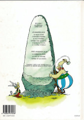 Verso de Astérix -29a1999- La rose et le glaive
