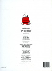 Verso de Peanuts -6- (Snoopy - Dargaud) -8- Ineffable Snoopy