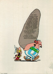 Verso de Astérix -1e1978- Astérix le Gaulois