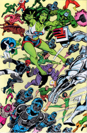 Verso de (DOC) Official handbook of the Marvel Universe Vol.1 (1983) -9- Q-S: From Quasar To She-Hulk