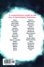 Verso de (DOC) Official Handbook of the Marvel Universe Vol.4 (2004) -11- X-MEN Age Of Apocalypse 2005