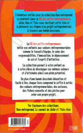 Verso de BD des petits entrepreneurs - Julie rénove sa chambre
