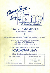 Verso de Line (Le journal des chics filles) -REC15- Recueil N°15 (du n°203 au n°215)