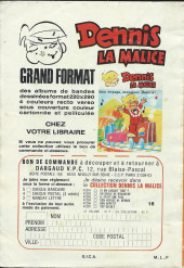 Verso de Dennis la malice (2e Série - SFPI) (1972) -25- Le calendrier en folie