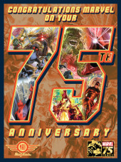 Verso de Marvel 75th Anniversary Magazine (2014) - Marvel 75th Anniversary Magazine