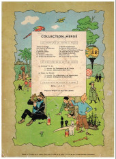 Verso de Tintin (Historique) -11B15- Le secret de la licorne