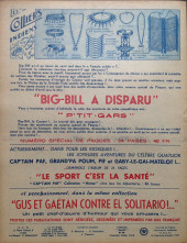 Verso de Big Bill le casseur -66- Dans Le temple oublié