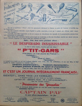 Verso de Big Bill le casseur -69- P'tit-gars Le Dernier ranger
