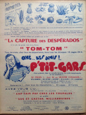 Verso de Big Bill le casseur -71- Tom-Tom Récits de la prairie