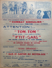 Verso de Big Bill le casseur -81- Tom-Tom L'incantation de l'oiseau-tonnerre