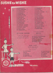 Verso de Suske en Wiske -18a1965- De Dolle Musketiers
