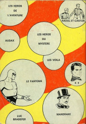 Verso de Les héros de l'aventure (Classiques de l'aventure, Puis) -Rec13- Album n°13 (du n°37 au n°39)