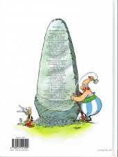 Verso de Astérix (Hachette) -23c2016- Obélix et compagnie