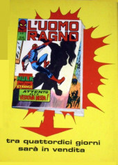 Verso de L'uomo Ragno Vol. 1 (Editoriale Corno - 1970)  -86- Il Segreto di Schemer