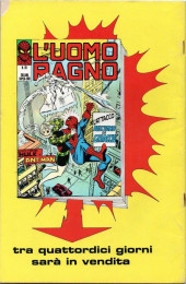 Verso de L'uomo Ragno Vol. 1 (Editoriale Corno - 1970)  -92- Un Uomo chiamato Bullit