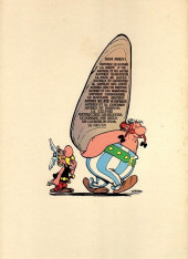 Verso de Astérix -10a1973- Astérix Légionnaire