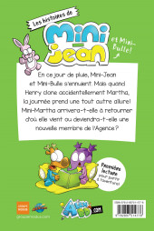 Verso de Les histoires de Mini-Jean et Mini-Bulle! -3- Oups, on a cloné Martha!