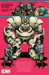 Verso de Teenage Mutant Ninja Turtles (2011) -INT21- Battle Lines
