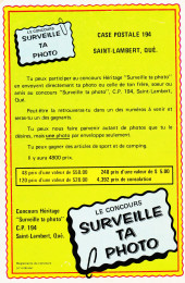 Verso de Le jeune Archie (Éditions Héritage) -1- Tome 1