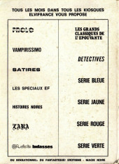 Verso de Jacula -Rec39- Spécial relié N°39 (du n°115 au n°116, Baghera n°38)