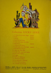 Verso de Lucky Luke -12a1962- Les Cousins Dalton
