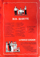 Verso de Bob et Bobette (2e Série Rouge) -12b1960- Les mousquetaires endiablés