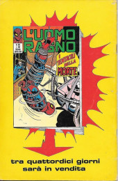 Verso de L'uomo Ragno Vl. 1 (Editoriale Corno - 1970)  -107- Lo Schermo Rivelatore
