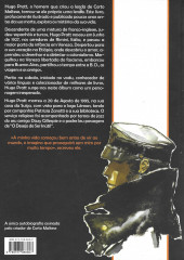 Verso de (AUT) Pratt, Hugo (en portugais) -2005- Hugo Pratt - O desejo de ser inútil