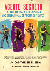 Verso de Agente secreto (Editorial Ferma - 1966) -3- Espías atómicos