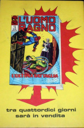 Verso de L'uomo Ragno Vol. 1 (Editoriale Corno - 1970)  -115- Testa di Martello