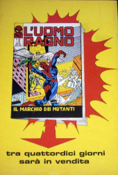 Verso de L'uomo Ragno Vol. 1 (Editoriale Corno - 1970)  -119- Ancora una Volta Morbius