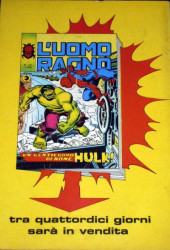 Verso de L'uomo Ragno Vol. 1 (Editoriale Corno - 1970)  -130- Il Fato si Compie